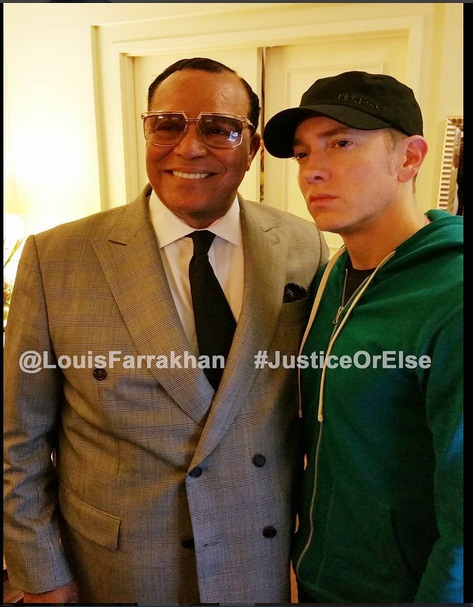 Eminem | Il rapper di Detroit incontra il ministro Louis Farrakhan